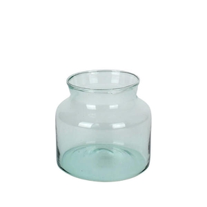 Vaas Clermont 21xH20cm recycled glas